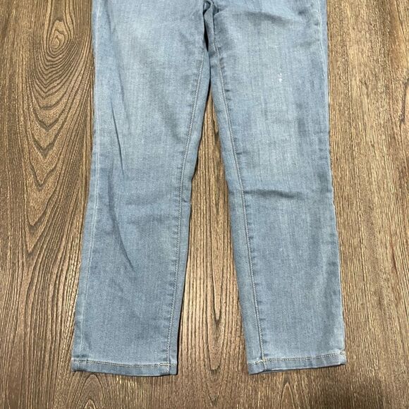 Pilcro and the Letterpress Serif Jeans Straight Leg Mid Rise Light Wash Size 28 - Picture 2 of 12